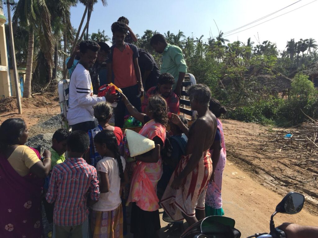Donation Drive for Gaja Cyclone