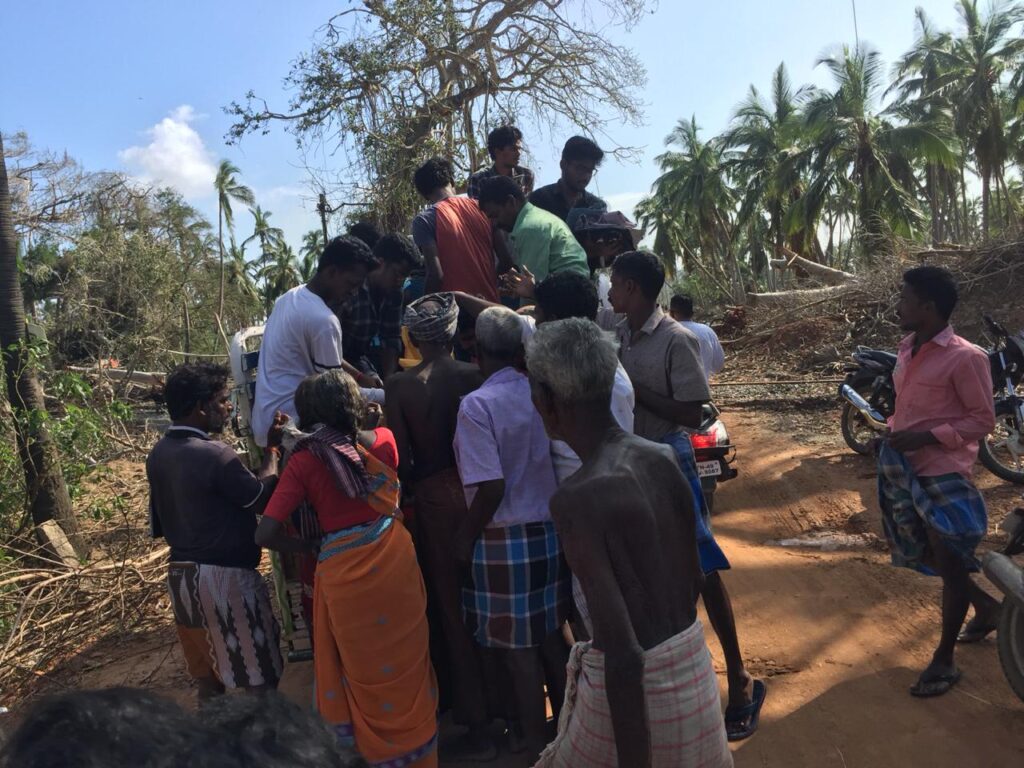 Donation Drive for Gaja Cyclone